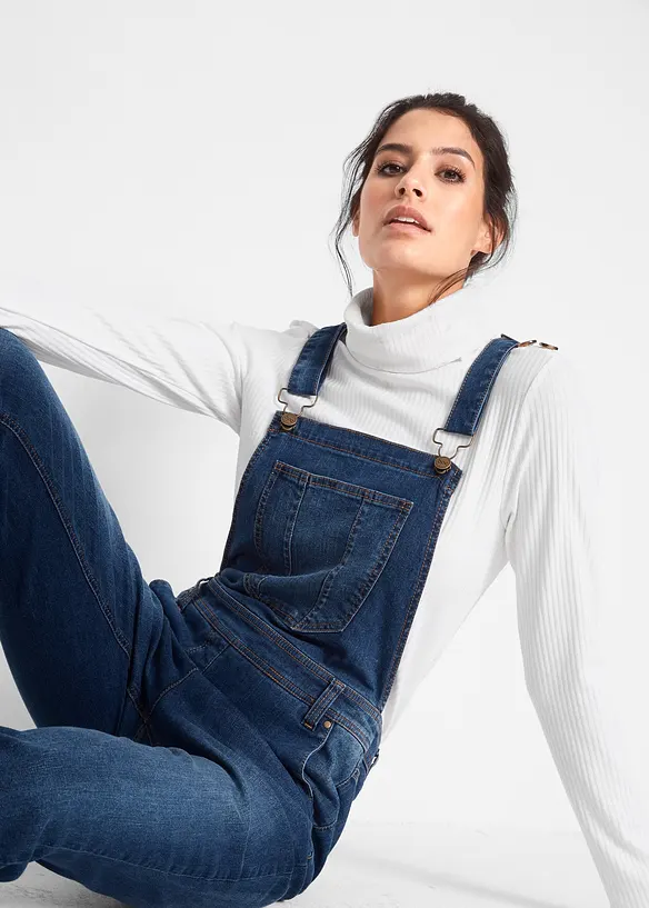 Salopette en jean Boyfriend, bonprix