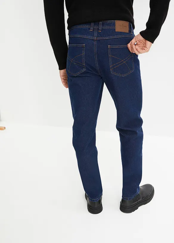Jean droit classique, taille élastiquée sur les côtés, bonprix