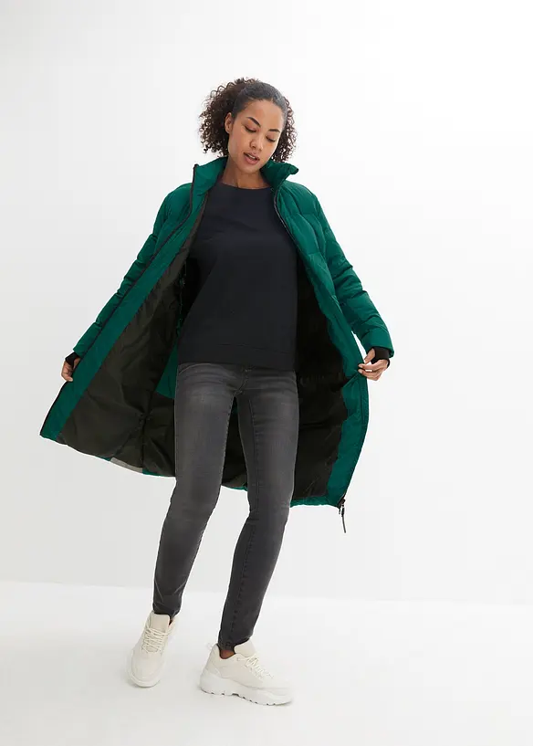 Doudoune longue avec duvet recyclé et technologie isolante, bonprix