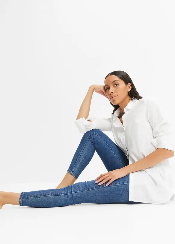 Jean skinny taille mi-haute, bonprix