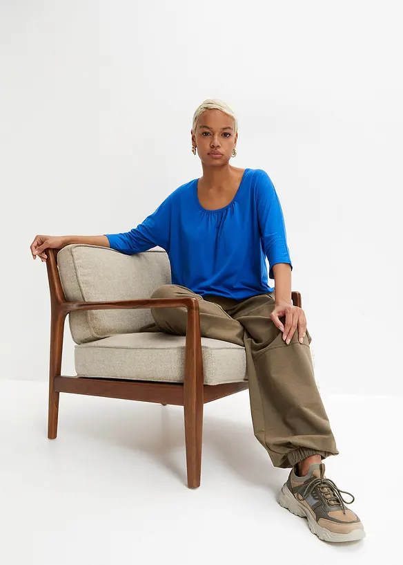 Oversize-Shirt aus Viskose-Mix, bonprix