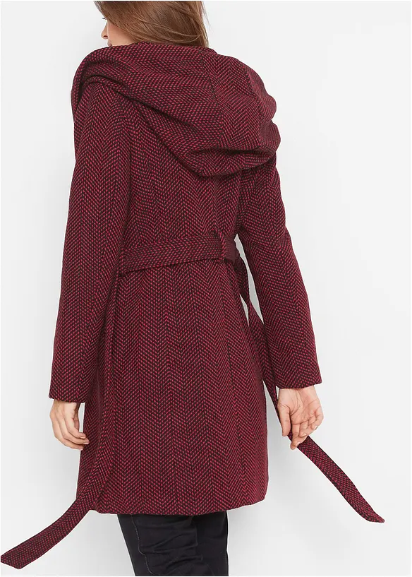 Manteau court à teneur en laine, bonprix