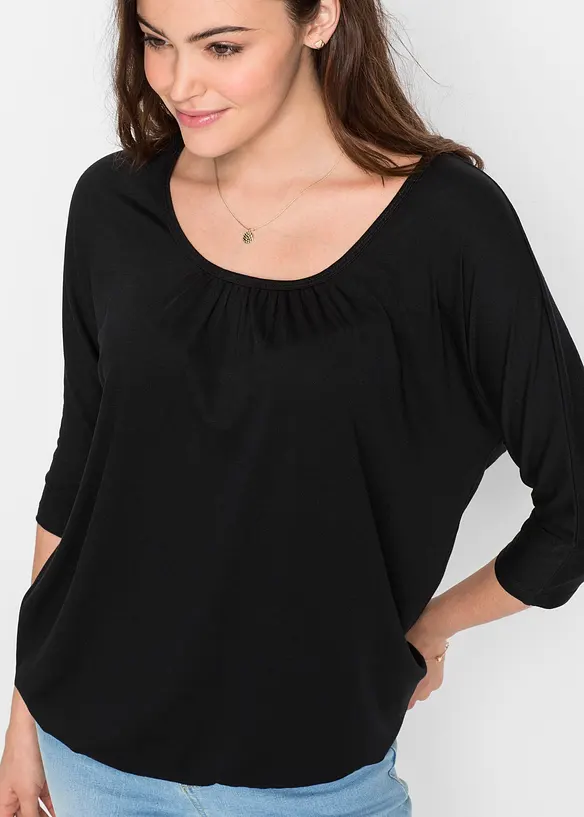 Oversize-Shirt aus Viskose-Mix, bonprix