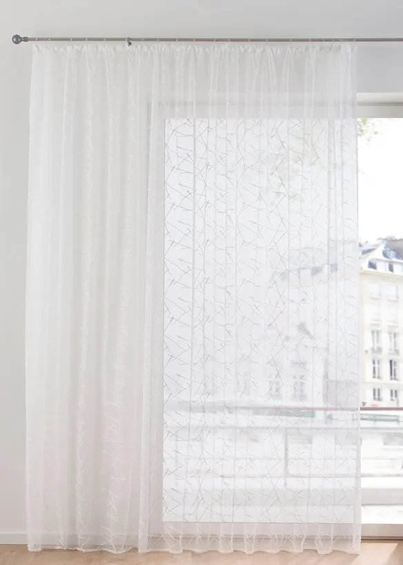 Voilage jacquard, bonprix