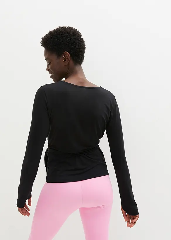 Gilet de sport cache-cœur, bonprix