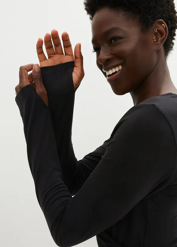 Gilet de sport cache-cœur, bonprix