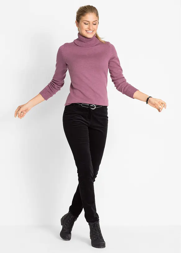 Pull à col roulé, bonprix