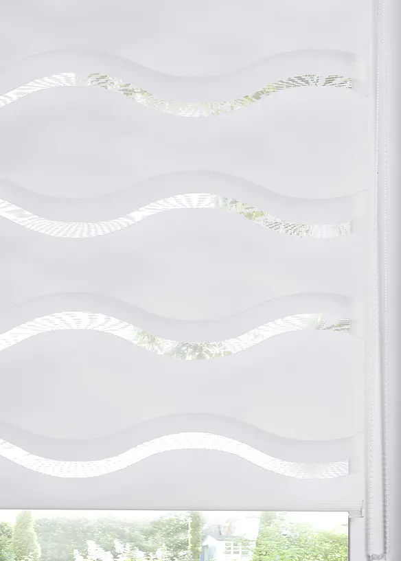 Store double motif vague, bonprix