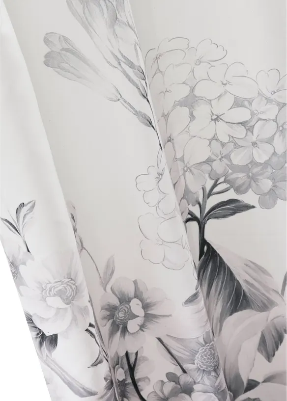Rideau en microfibre à imprimé floral, bonprix
