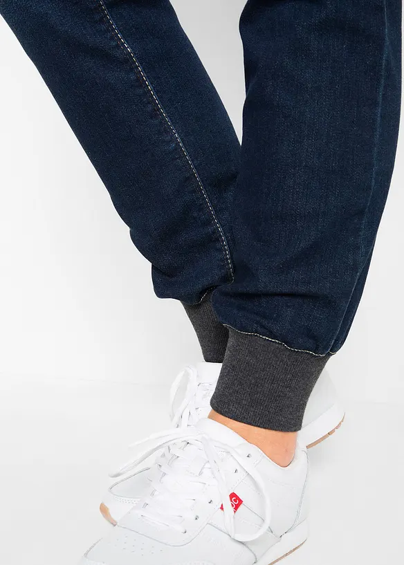 Jean Boyfriend, taille mi-haute élastiquée, bonprix