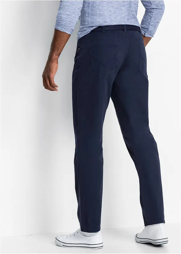 Pantalon en twill, Regular Fit, Straight, bonprix