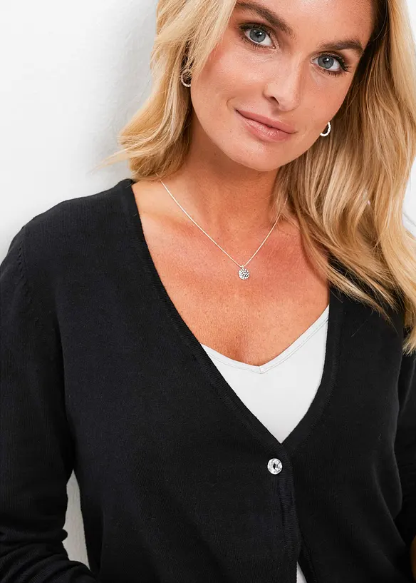 Gilet classique en fine maille, bonprix