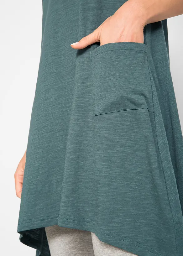 Robe courte en coton flammé, bonprix