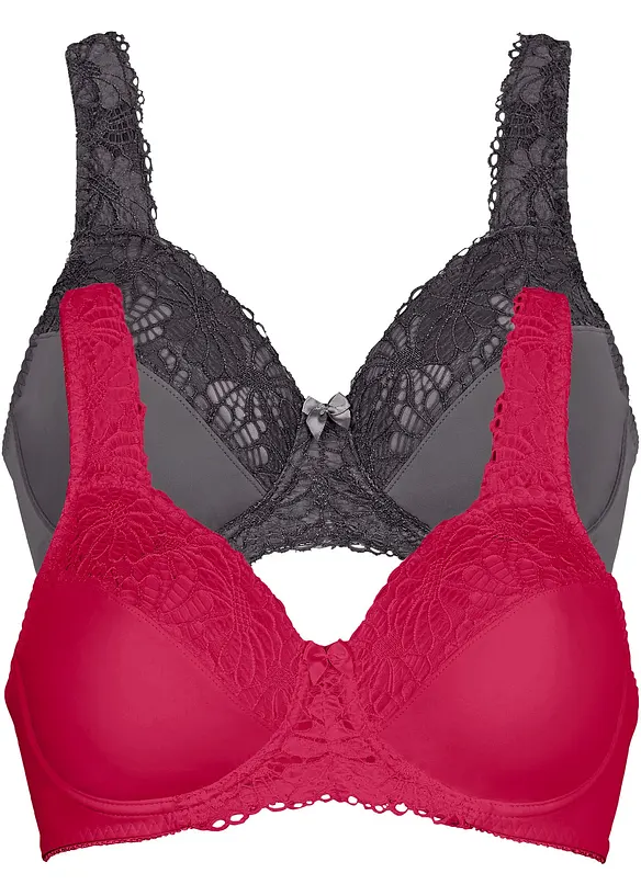 Minimizer-BH mit gepolsterten Trägern (2er Pack), bonprix