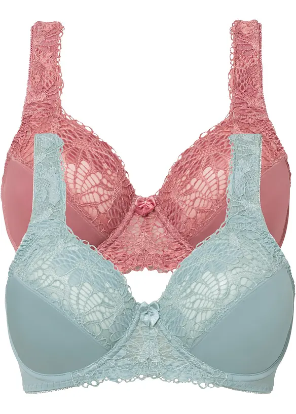 Minimizer-BH mit gepolsterten Trägern (2er Pack), bonprix