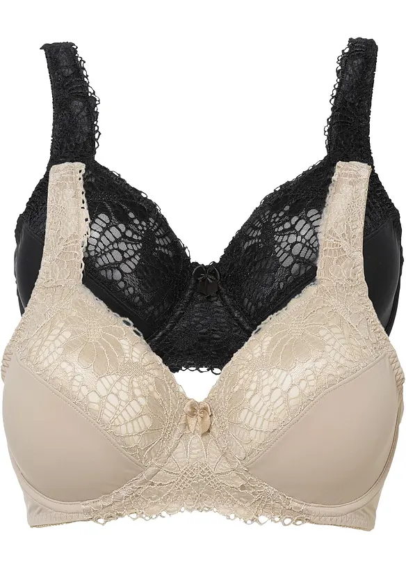 Minimizer-BH mit gepolsterten Trägern (2er Pack), bonprix