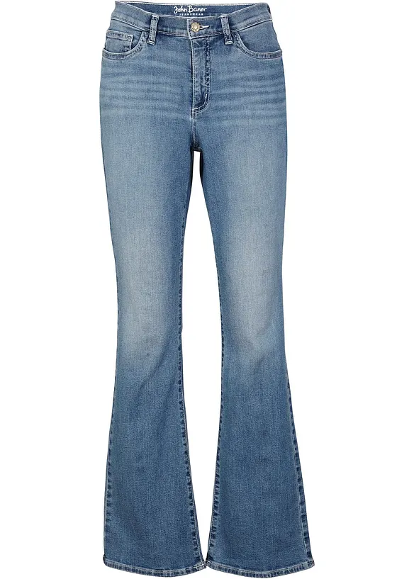 Jean bootcut, taille mi-haute, bonprix