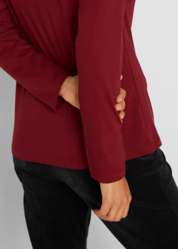 Figurbetontes Langarmshirt (2er Pack), bonprix