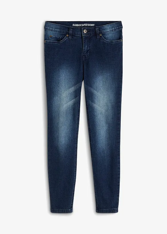 Jean skinny, taille mi-haute, raccourci, bonprix