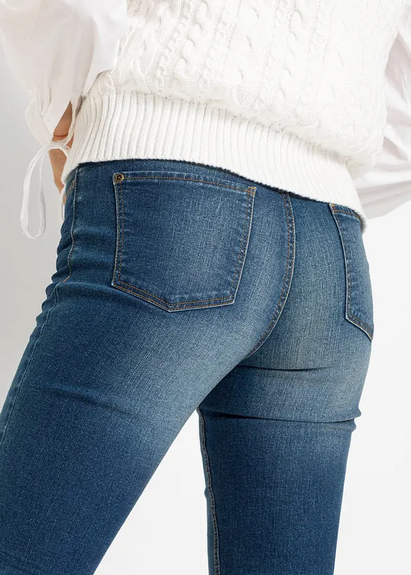 Skinny-Jeans, Mid Waist, cropped, bonprix