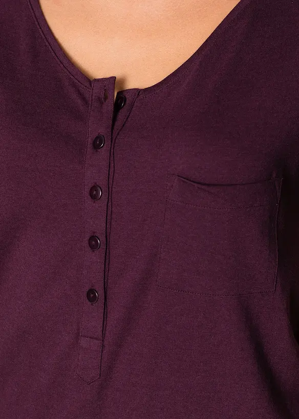 T-shirt en coton et viscose, bonprix