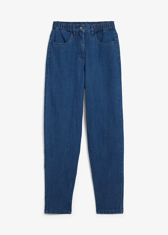 Jean mom taille haute, extensible, bonprix