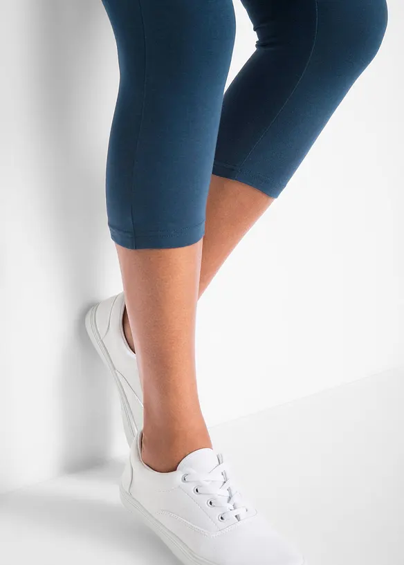 Lot de 2 leggings corsaire étroits, bonprix