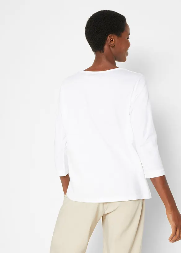 Longshirt mit 3/4-Arm, (5er Pack), bonprix