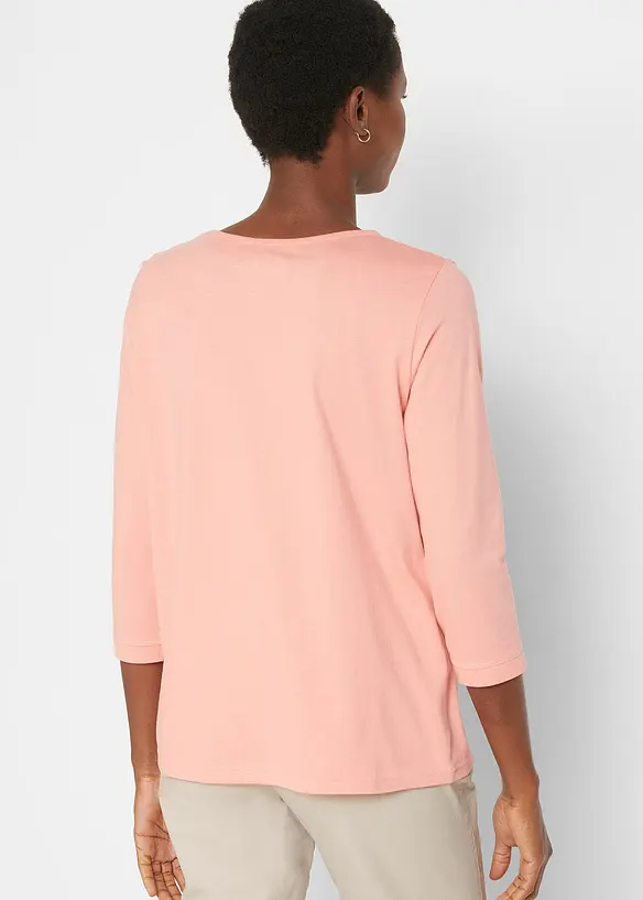 Longshirt mit 3/4-Arm, (5er Pack), bonprix