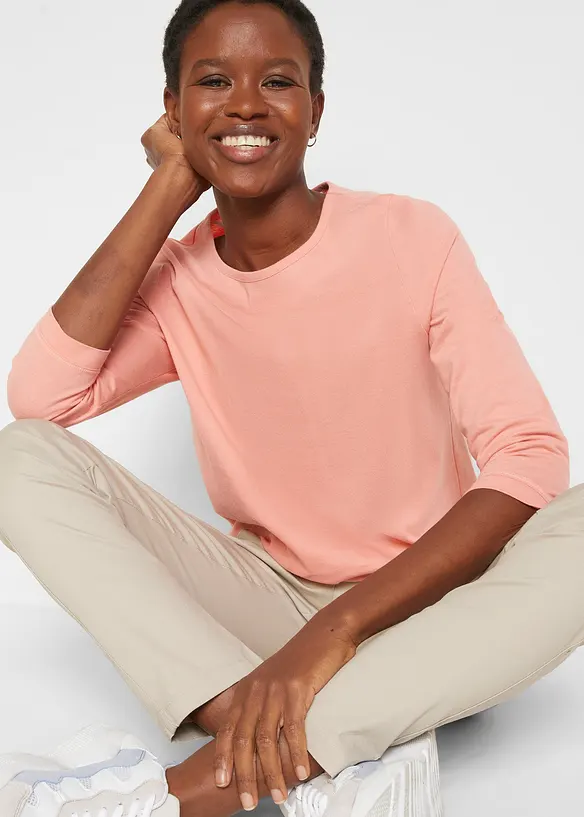 Longshirt mit 3/4-Arm, (5er Pack), bonprix
