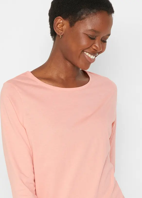 Longshirt mit 3/4-Arm, (5er Pack), bonprix