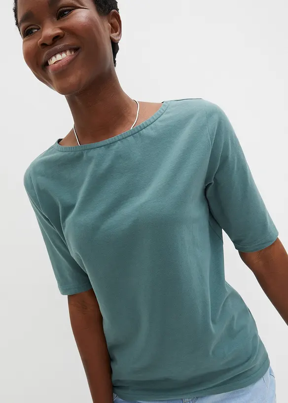 U-Boot-Ausschnitt-Shirt, bonprix