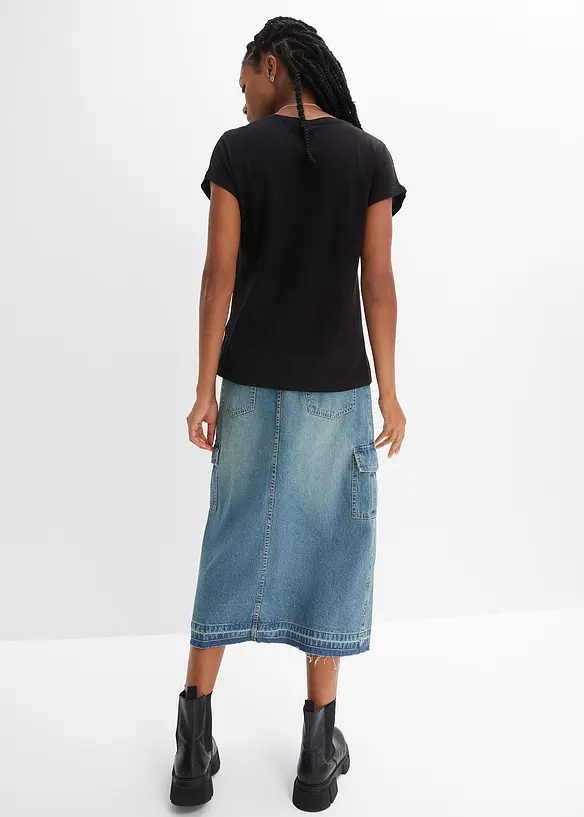 T-shirt à sequins, bonprix