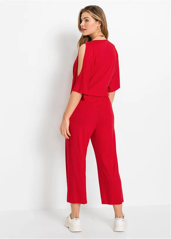 Jersey-Jumpsuit aus fließender Viskose, bonprix