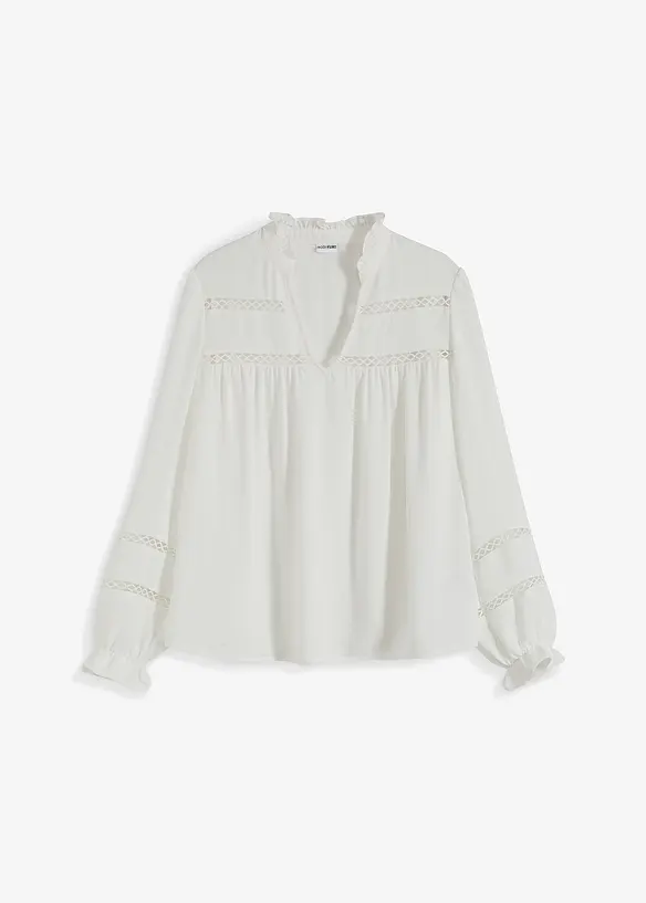 Blouse-tunique à dentelle, bonprix