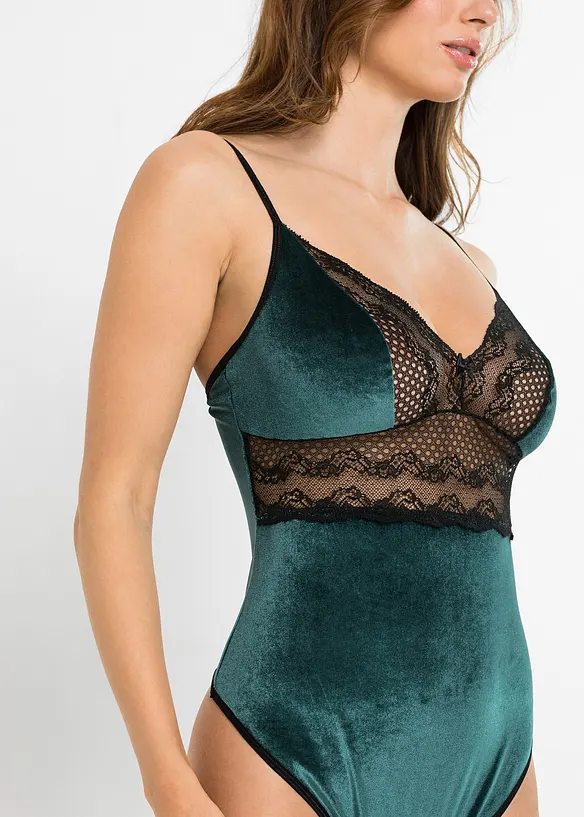 Samtbody ouvert, bonprix