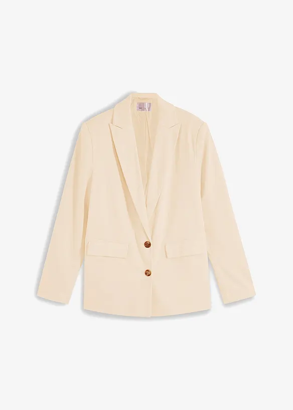 Lässiger Blazer mit recyceltem Polyester, bonprix