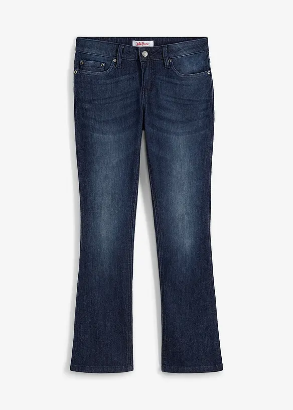 Jean bootcut taille mi-haute, extensible, bonprix