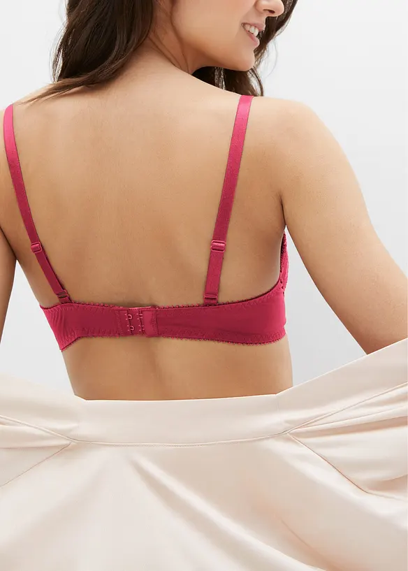 Push-up-BH mit feiner Spitze (3er Pack), bonprix
