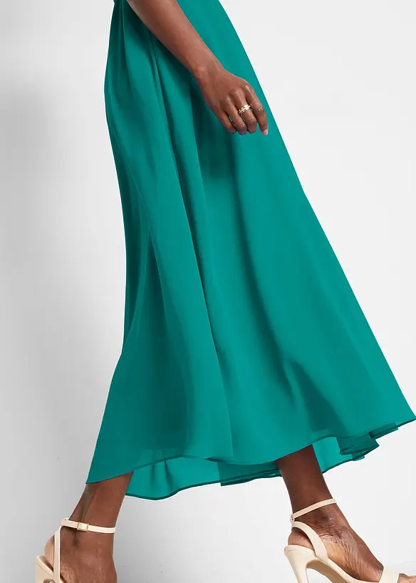 Robe longue brodée de sequins, bonprix