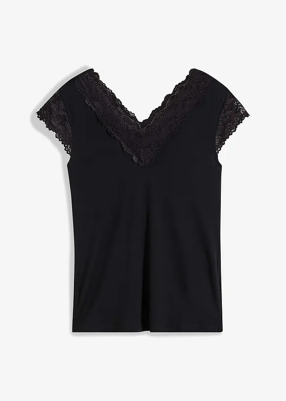 T-shirt en viscose mélangée, bonprix