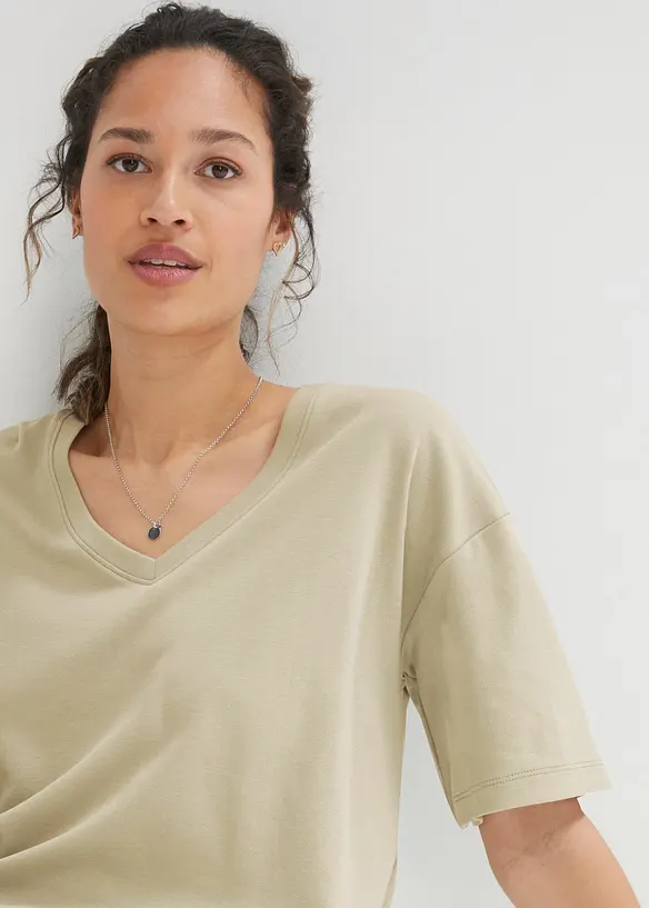 Oversize-Kleid mit aus reiner Baumwolle (2er Pack), bonprix