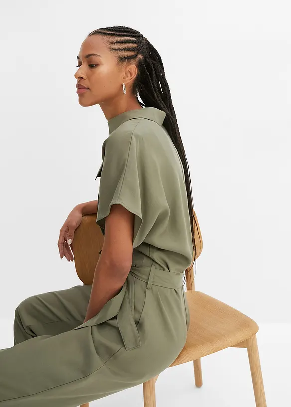 Jumpsuit aus fließendem Lyocell, bonprix