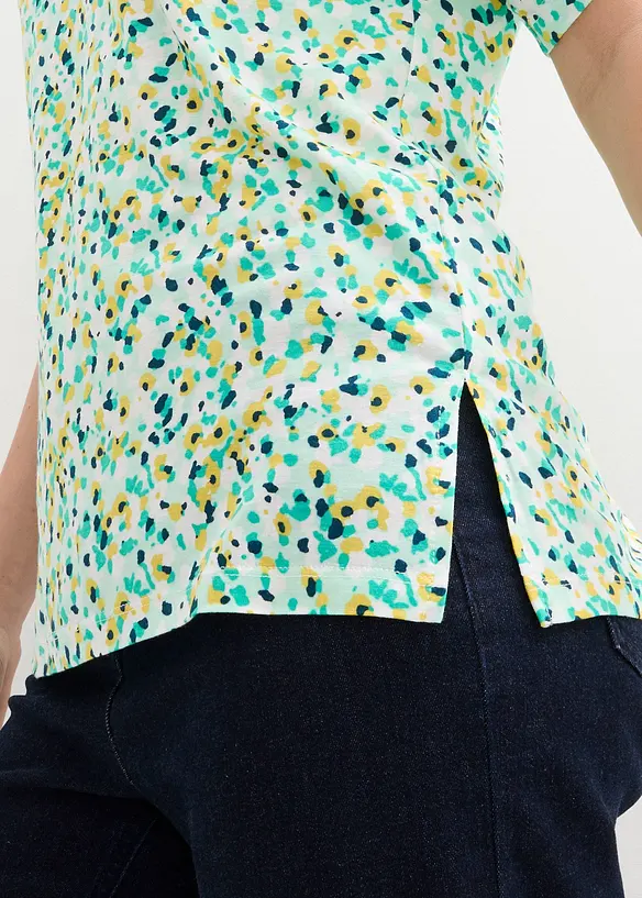 T-shirt en jersey viscose et lin, bonprix