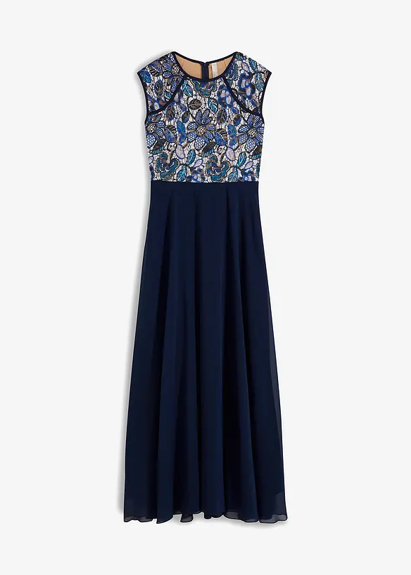 Maxikleid mit Spitze, bonprix