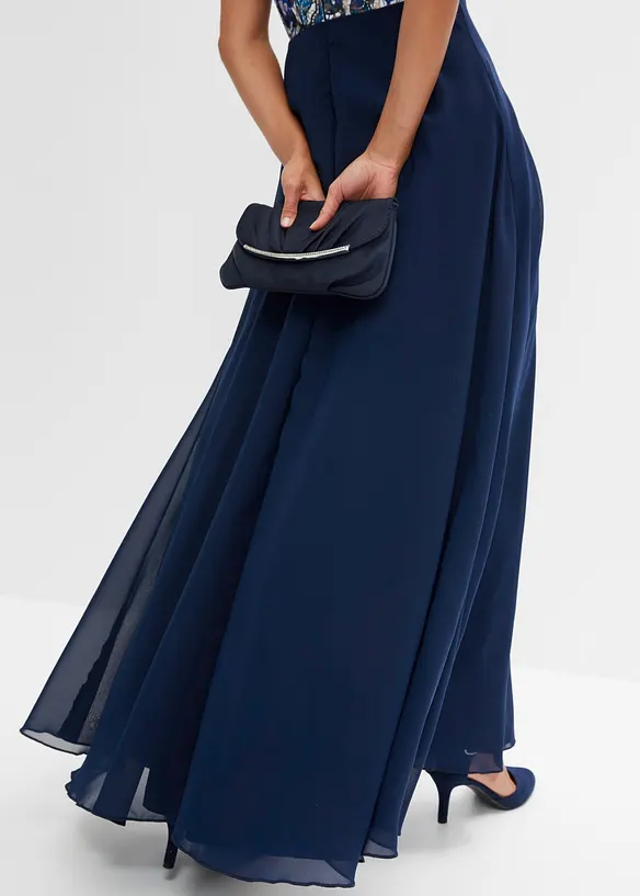 Robe longue à dentelle, bonprix