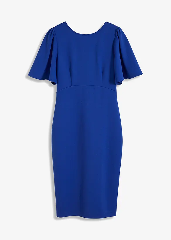 Robe courte en crêpe texturé, bonprix
