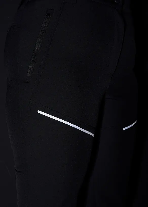 Pantalon technique en softshell extensible et déperlant, bonprix