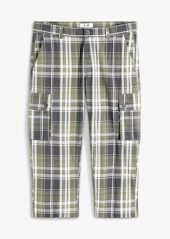 Pantalon cargo 7/8 Loose Fit, Straight, bonprix