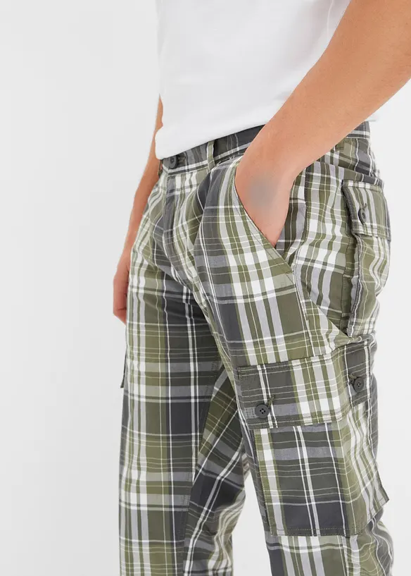 Pantalon cargo 7/8 Loose Fit, Straight, bonprix